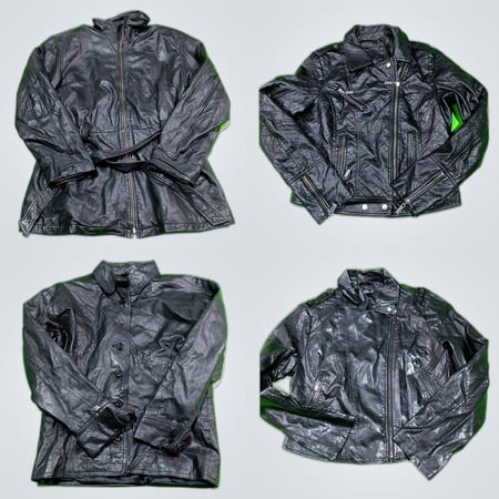 Black Leather Jacket Bundle