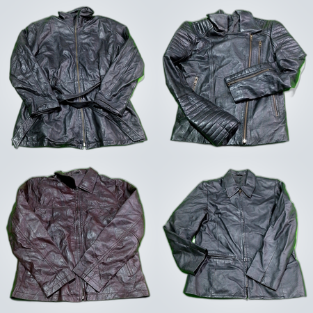 Black Leather Jacket Bundle