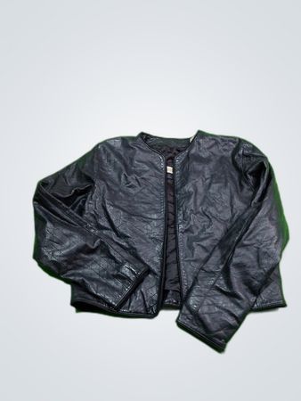 Evan Davies Black Leather Jacket