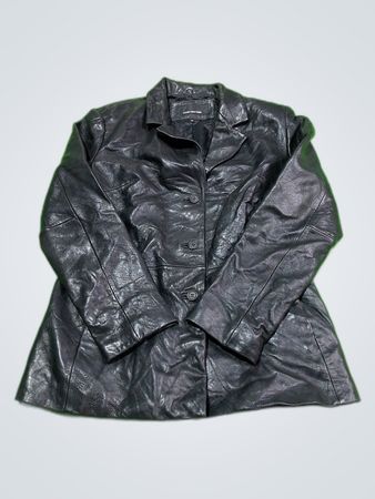 Jones New York Black Leather Jacket