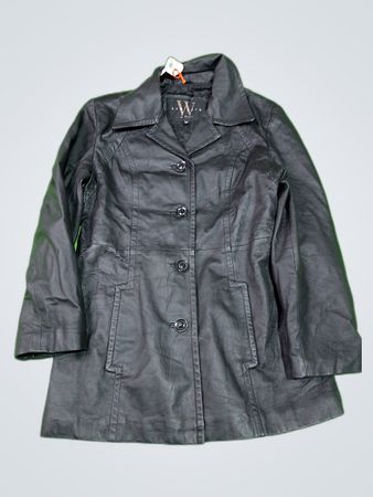 Nine West Leather Trench Coat