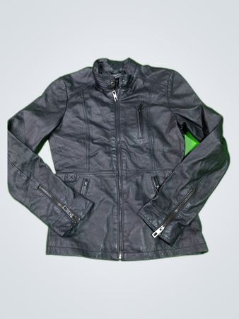 Crossroads Black Leather Jacket