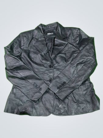 metrostyle Black Leather Jacket