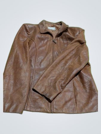 Tanjay Petites Brown Leather Jacket