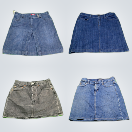 levi's denim mini skirt