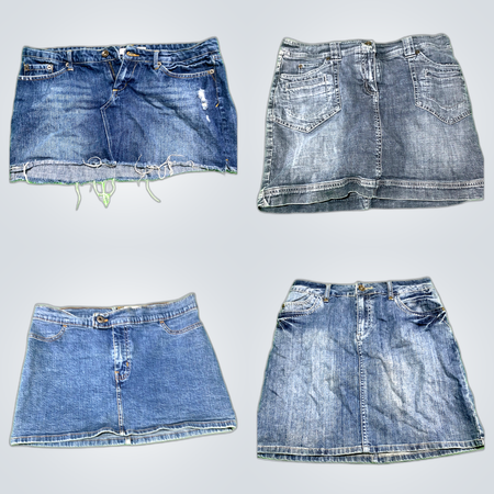 Denim Mini Skirts Bundle