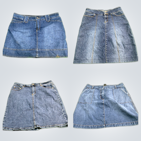 Denim Mini Skirts Bundle