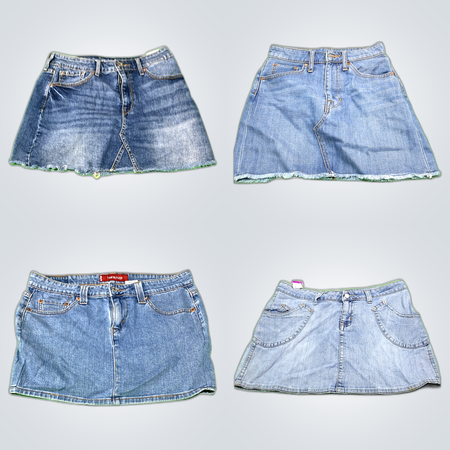 levi's denim mini skirt