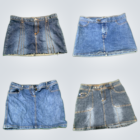 Denim Mini Skirts Bundle