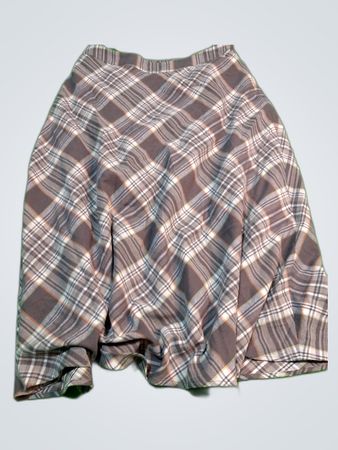 Jones Wear Plaid Stretch Mini Skirt