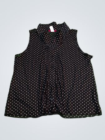 Lillie's Closet Printed Sleeveless Blouse