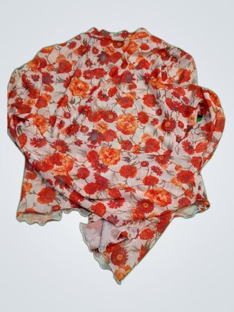 Floral Printed Long Sleeve Blouse