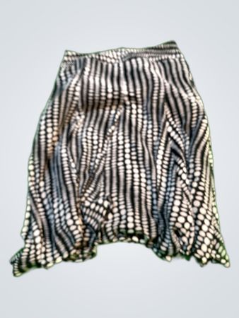 Laura Striped Polyester Mini Skirt