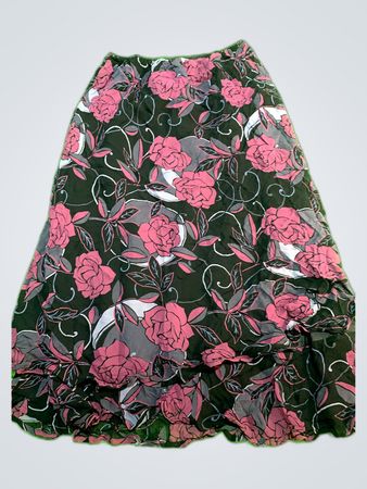 Style & Co. Floral Print Maxi Skirt