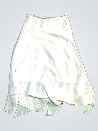 White Ruffled Skirt