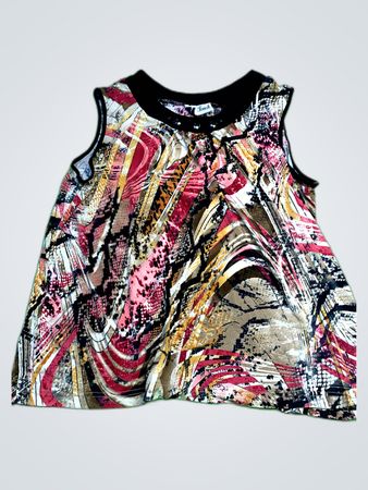 Blouse with Abstract Pattern