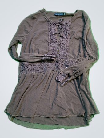 The Limited Lace-Up Blouse