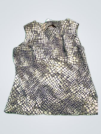 Unbranded Green Animal Print Sleeveless Top