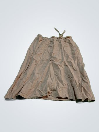 H&M Beige Drawstring Midi Skirt