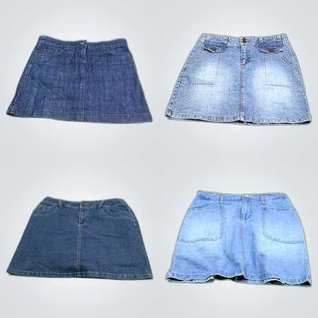 Denim Mini Skirt Bundle