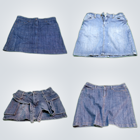 Denim Mini Skirt Bundle