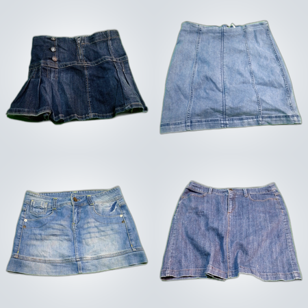 Denim Mini Skirt Bundle