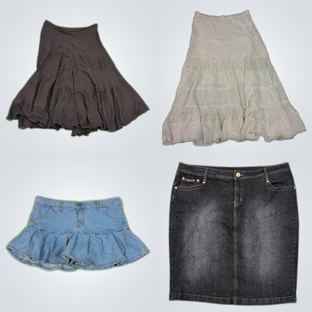 Denim & Patterned Skirts