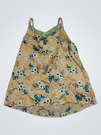 Yellow Floral Tank Top