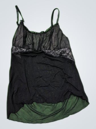 Black Lace Trim Camisole