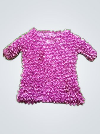 Purple Ruffled Top