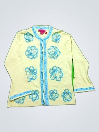 bobbie bell Embroidered Floral Cardigan