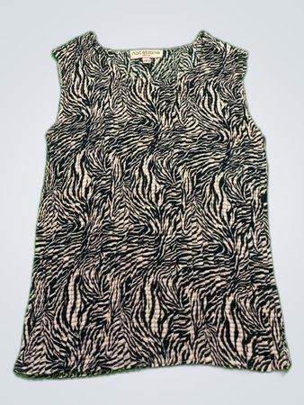 Zebra print dress