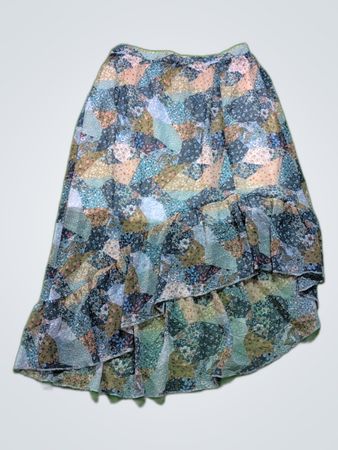 Knitworks Floral Patchwork Skirt