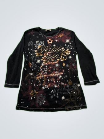 Blue Canyon Clothing Holiday Nights Long Sleeve Shirt