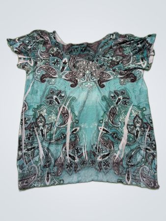 JM Collection Paisley Top