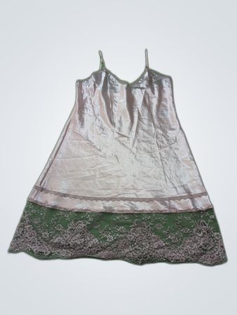 Women's Silk Camisole with Lace Trim