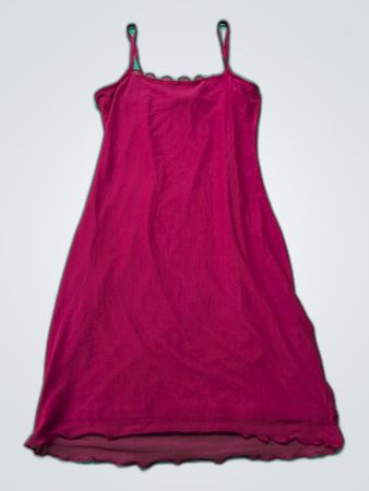 H&M Red Sleeveless Mini Slip Dress