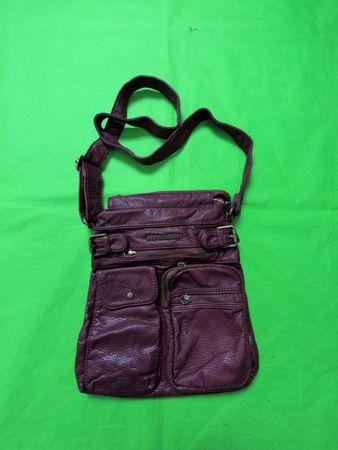 Montana West Purple Leather Crossbody Bag