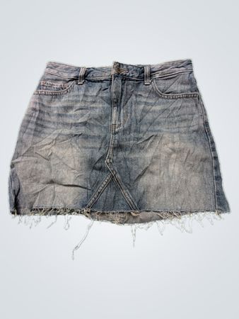 Hollister High-Rise Denim Mini Skirt