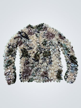 Multicolor Ruffled Sweater