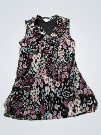 dressbarn Floral Sleeveless Blouse