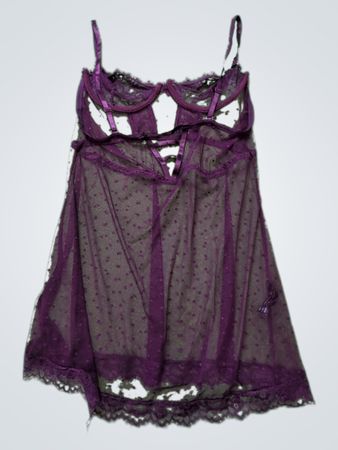 Purple Sheer Camisole