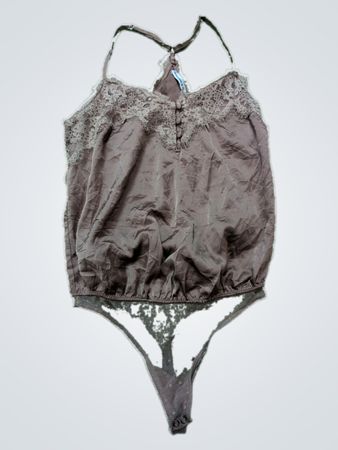 Abercrombie & Fitch Brown Lace Bodysuit