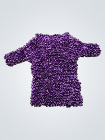 Purple Ruffled T-Shirt