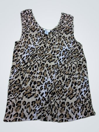 Nicola Leopard Print Tank Top