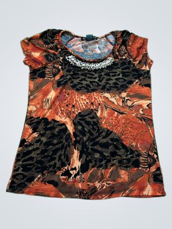 Suzie in the City Animal Print Top