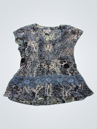 Robbie Bee Floral Peplum Top