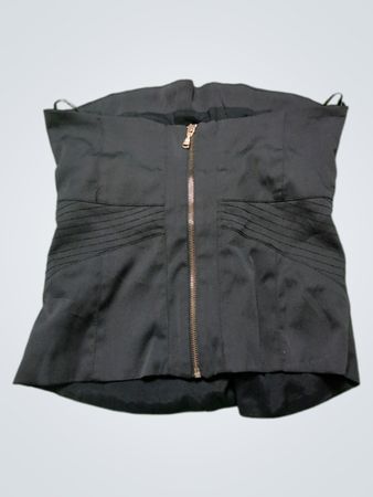 Black Bustier Top