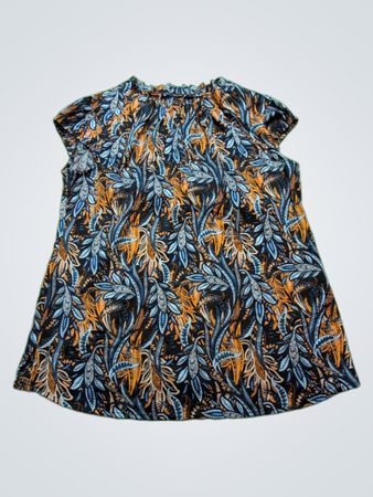 Blouse with Floral Pattern