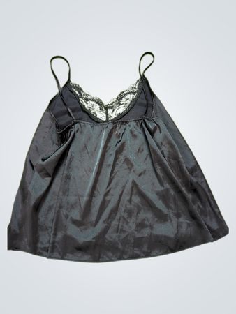Gray Satin Camisole